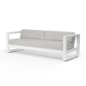 Sunset West - Newport Sofa in Cast Silver, No Welt - Frost - SW4801-23-SLVR-STKIT