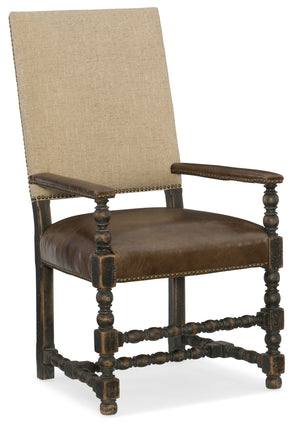 Hooker Furniture - Hill Country Comfort Upholstered Arm Chair - 5960-75400-BLK