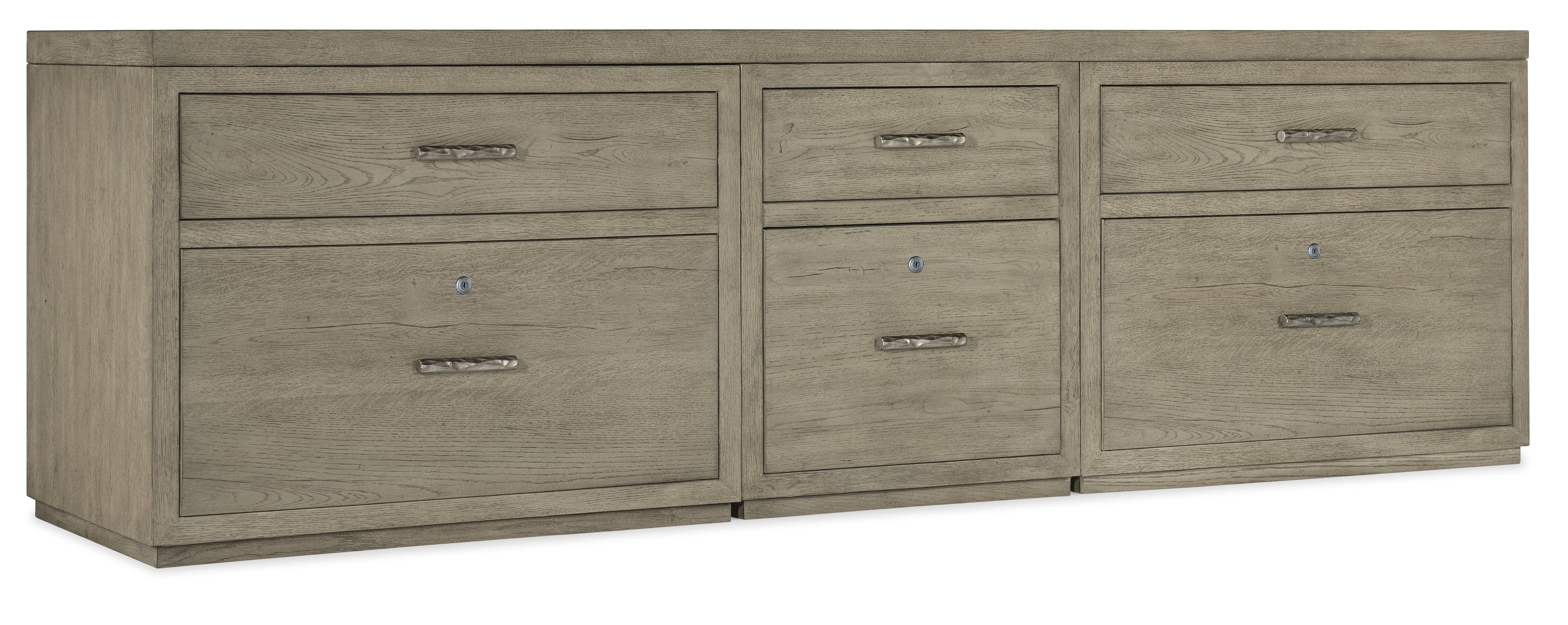 Linville Falls 96" Credenza with File and Two Lateral Files | Hooker Furniture - 6150-10931-85