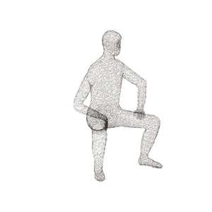 Phillips Collection - Crazy Wire Lounging Male - CH82089