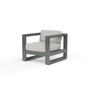 Sunset West - Redondo Club Chair in Cast Silver, No Welt - Slate - SW3801-21-SLVR-STKIT