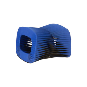 Phillips Collection - Seat Belt Ottoman, Blue/Black - TH97871