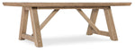 Vineyard Row Rectangle Dining Table with Two 20-inch Leaves | Hooker Furniture - 6952-75217-80