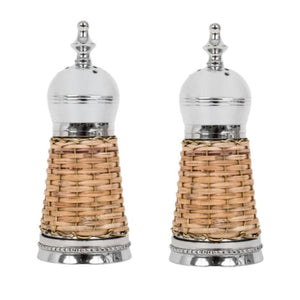 The Enchanted Home Wicker Salt and Pepper Shaker