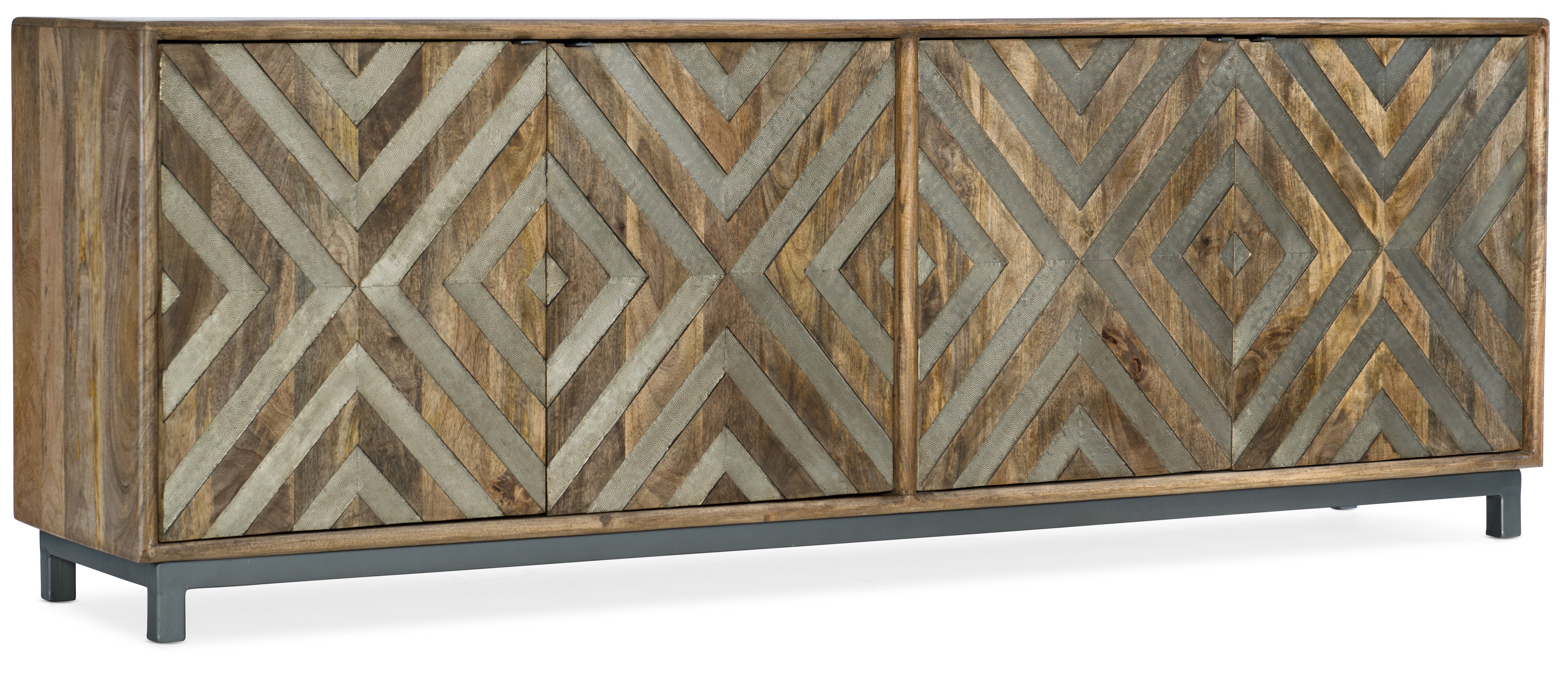 Four-Door Entertainment Console | Hooker Furniture - 5649-55486-MWD