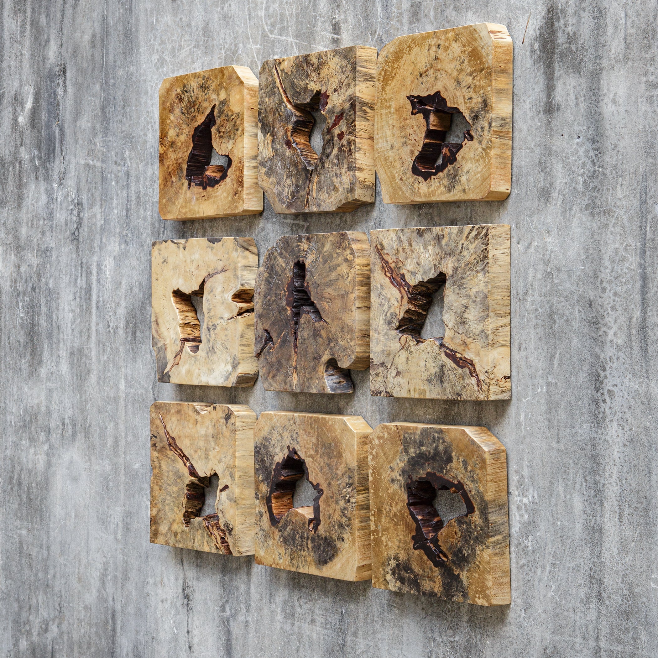 Uttermost Bahati Wood Wall Decor In Natural