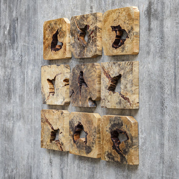 Uttermost Bahati Wood Wall Decor In Natural