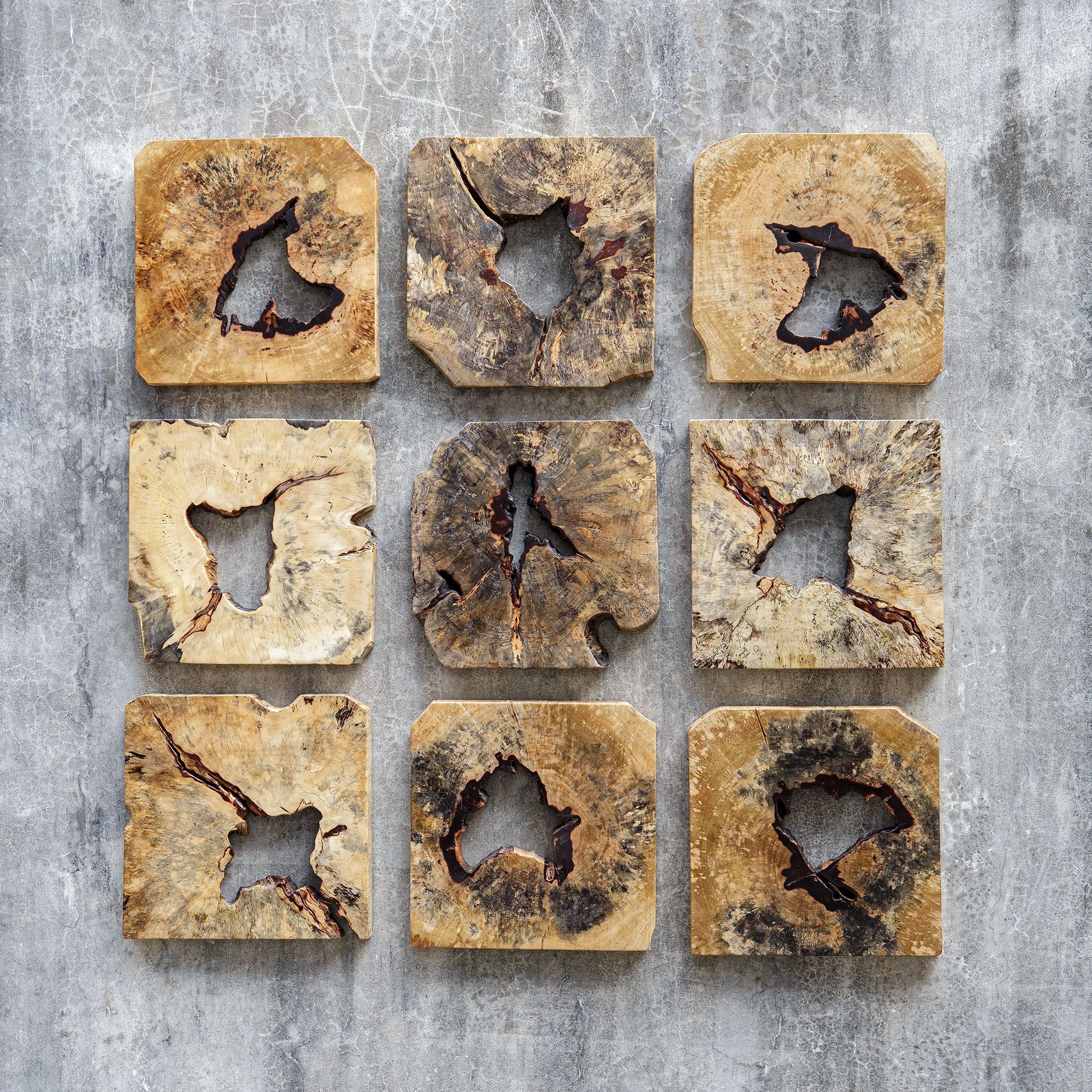 Uttermost Bahati Wood Wall Decor In Natural