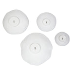 Uttermost Lucky Coins White Metal Wall Bowls 