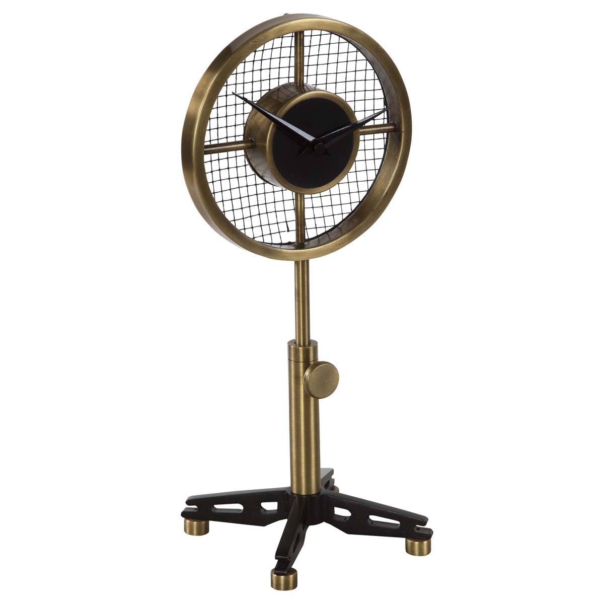 Uttermost Gio Brass Table Clock