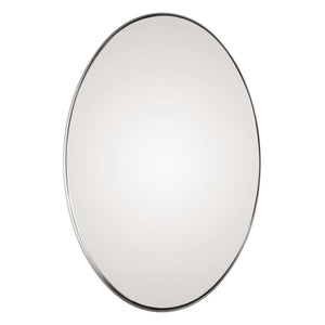 Uttermost Pursley Brushed Nickel Oval Mirror