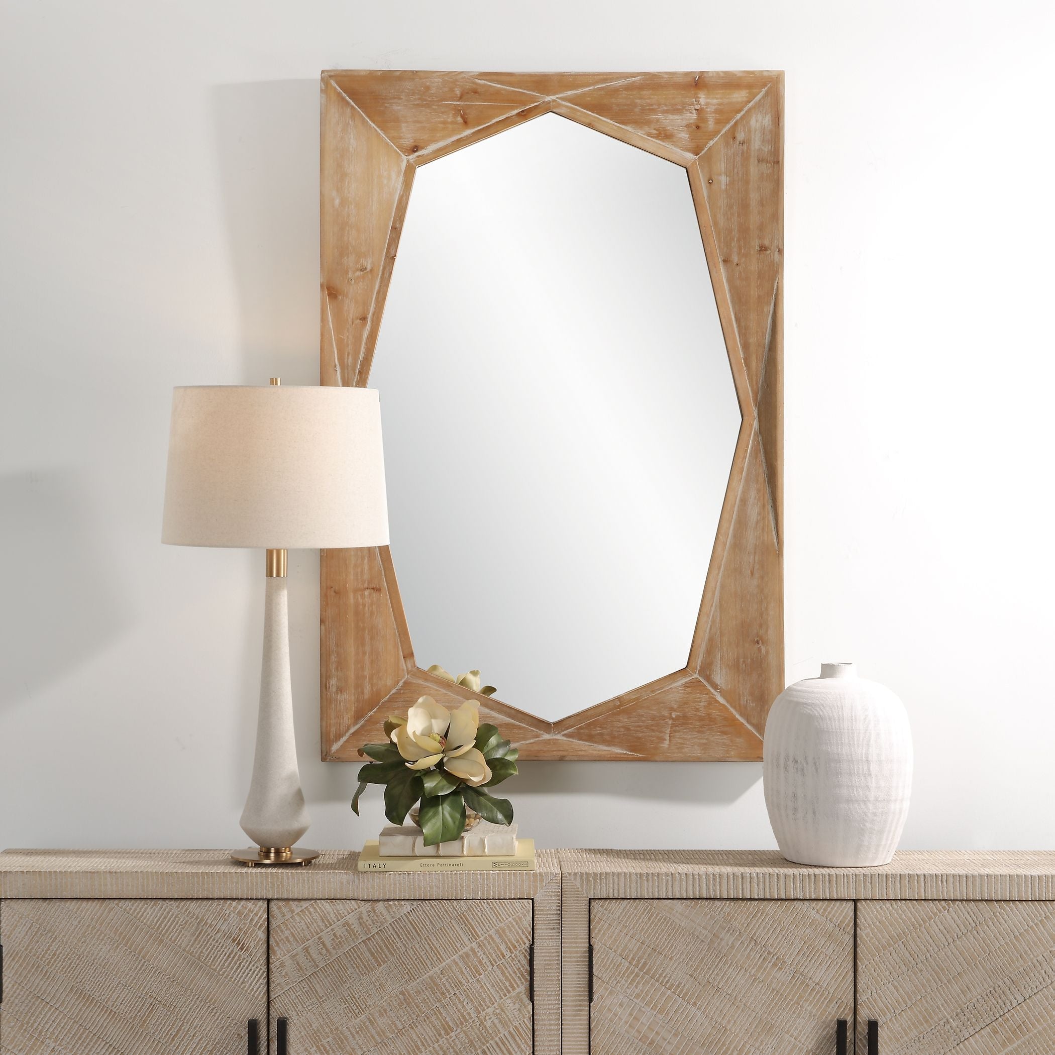 Uttermost Marquise Natural Wood Mirror