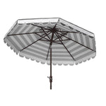 Safavieh Vienna 9Ft Rnd Double Top Crank Umbrella , PAT8211