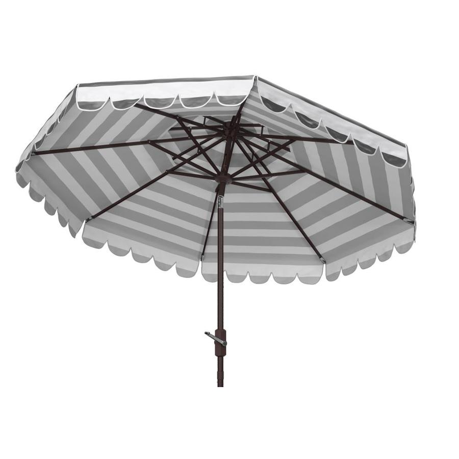 Safavieh Vienna 9Ft Rnd Double Top Crank Umbrella , PAT8211