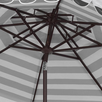 Safavieh Vienna 9Ft Rnd Double Top Crank Umbrella , PAT8211