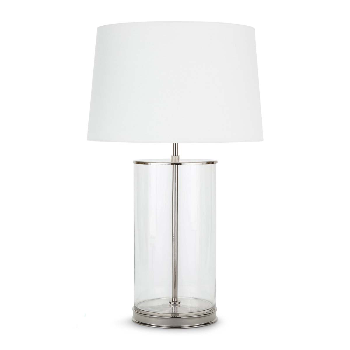 Regina Andrew Magelian Glass Table Lamp (Polished Nickel)