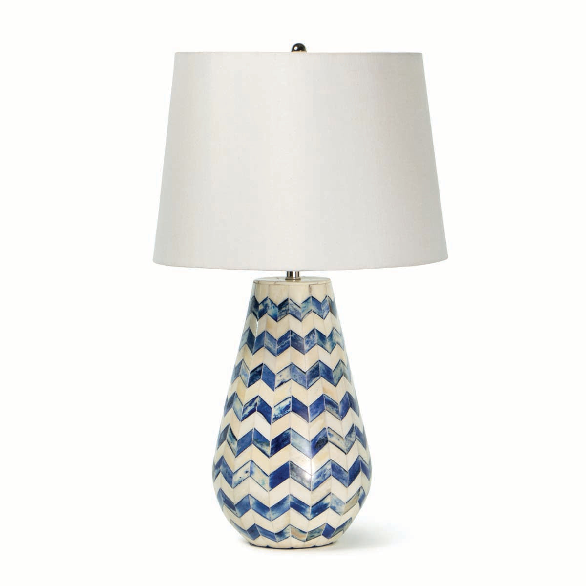 Regina Andrew Cassia Chevron Table Lamp (Blue)