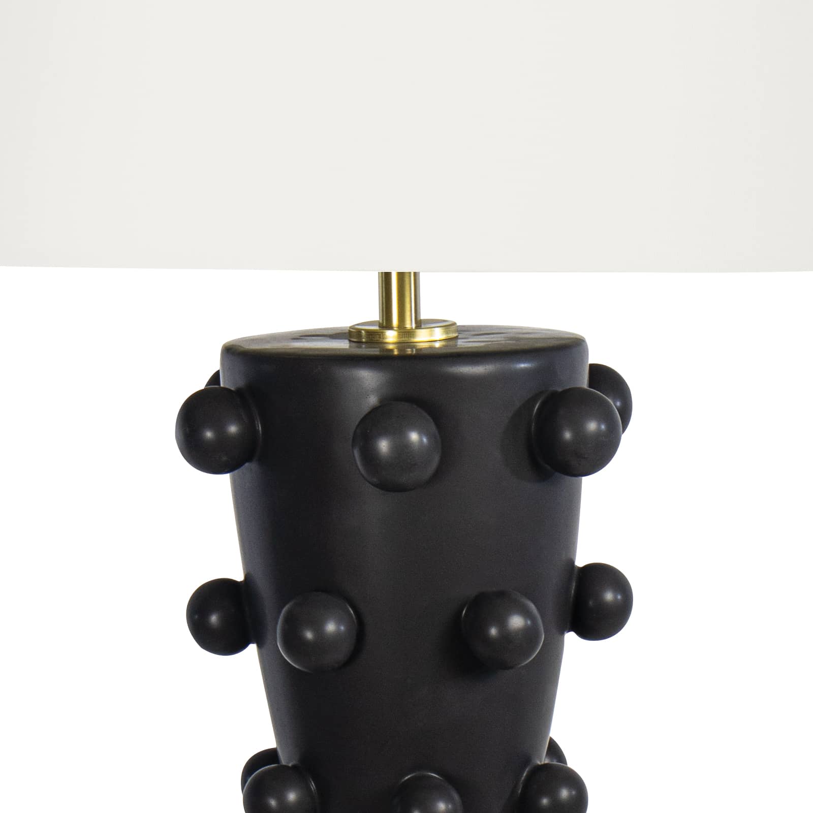 Regina Andrew Pom Pom Ceramic Table Lamp (Black)