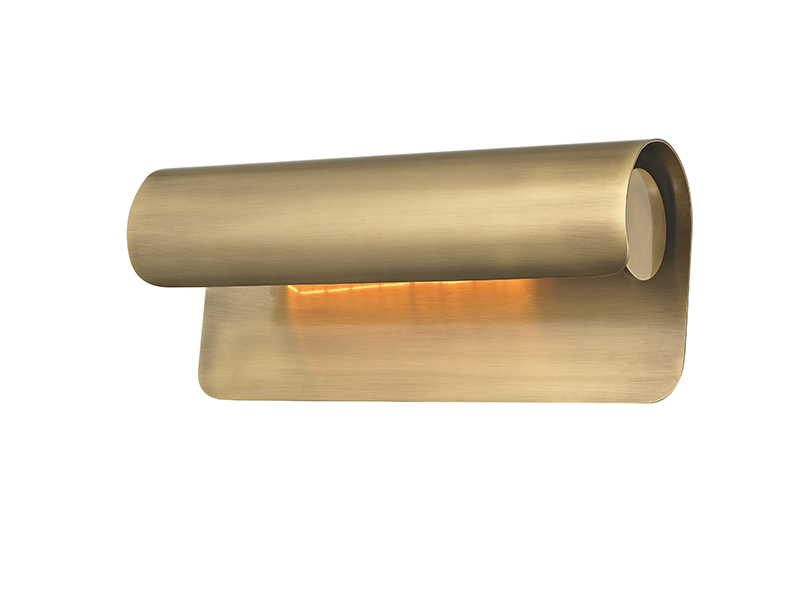 Hudson Valley Lighting Accord 1 Light Wall Sconce - Aged Brass