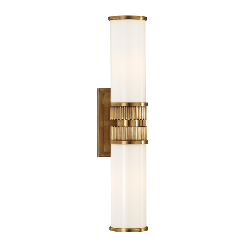 Hudson Valley Lighting Harper 2 Light Bath Bracket - Aged Brass