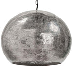 Regina Andrew Pierced Metal Sphere Pendant (Polished Nickel)