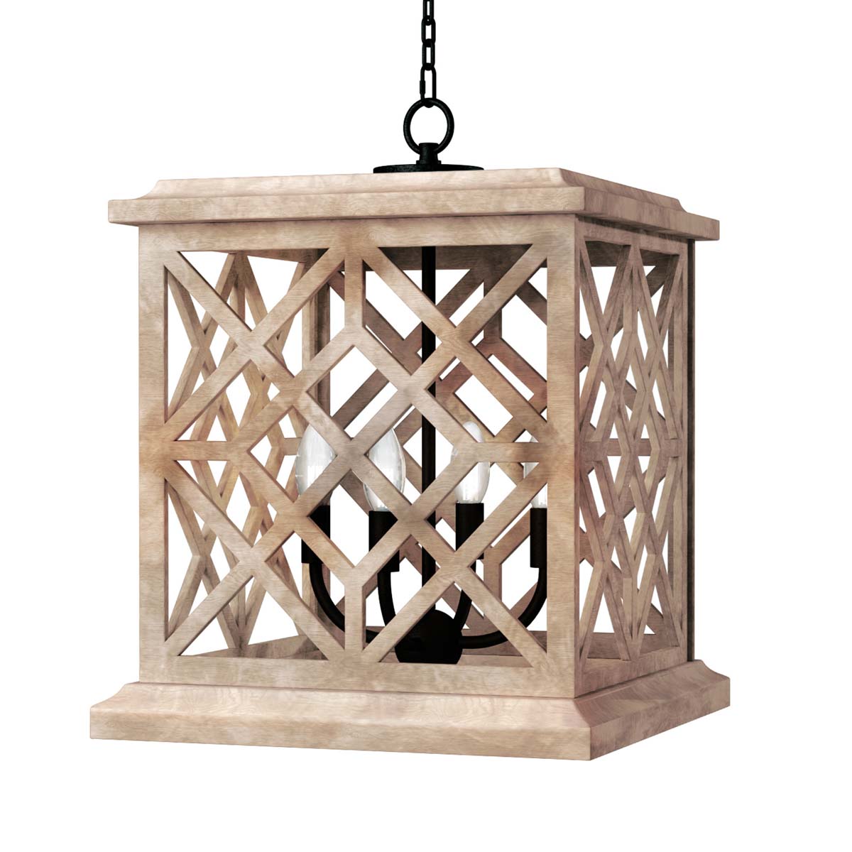 Regina Andrew Chatham Wood Lantern (Natural)