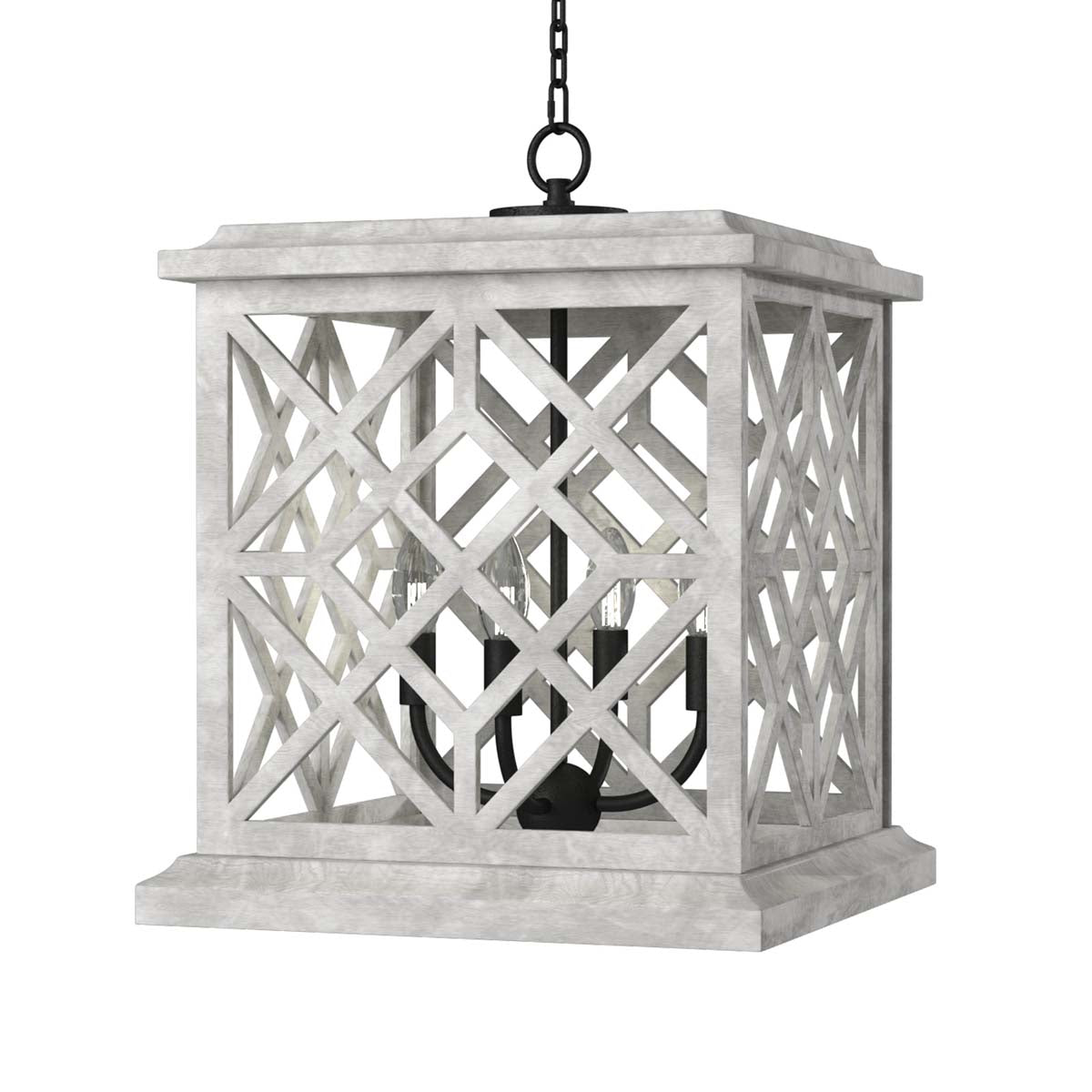 Regina Andrew Chatham Wood Lantern (White)