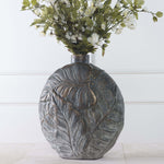 Uttermost Palm Aged Patina Paradise Vase