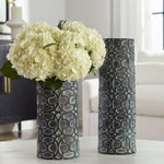 Uttermost Baltra Bronze Patina Vases S/2