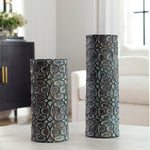 Uttermost Baltra Bronze Patina Vases S/2