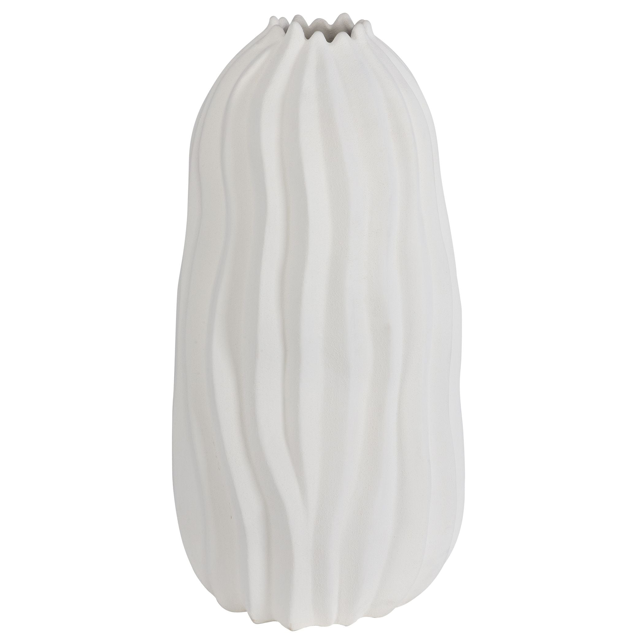 Uttermost Merritt White Floor Vase