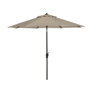 Safavieh Uv Resistant Ortega 9 Ft Auto Tilt Crank Umbrella, PAT8001