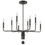 Uttermost Ebony Elegance 8 Light Chandelier