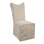 Uttermost Delroy Armless Chairs, Stone Ivory, Set Of 2