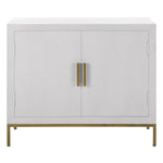 Uttermost Front Range White 2 Door Cabinet