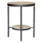 Uttermost Dauntless Travertine Side Table