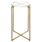 Uttermost Star-crossed Glass Accent Table