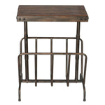 Uttermost Sonora Industrial Magazine Side Table