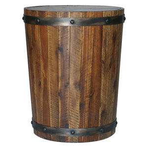 Uttermost Ceylon Wine Barrel Accent Table