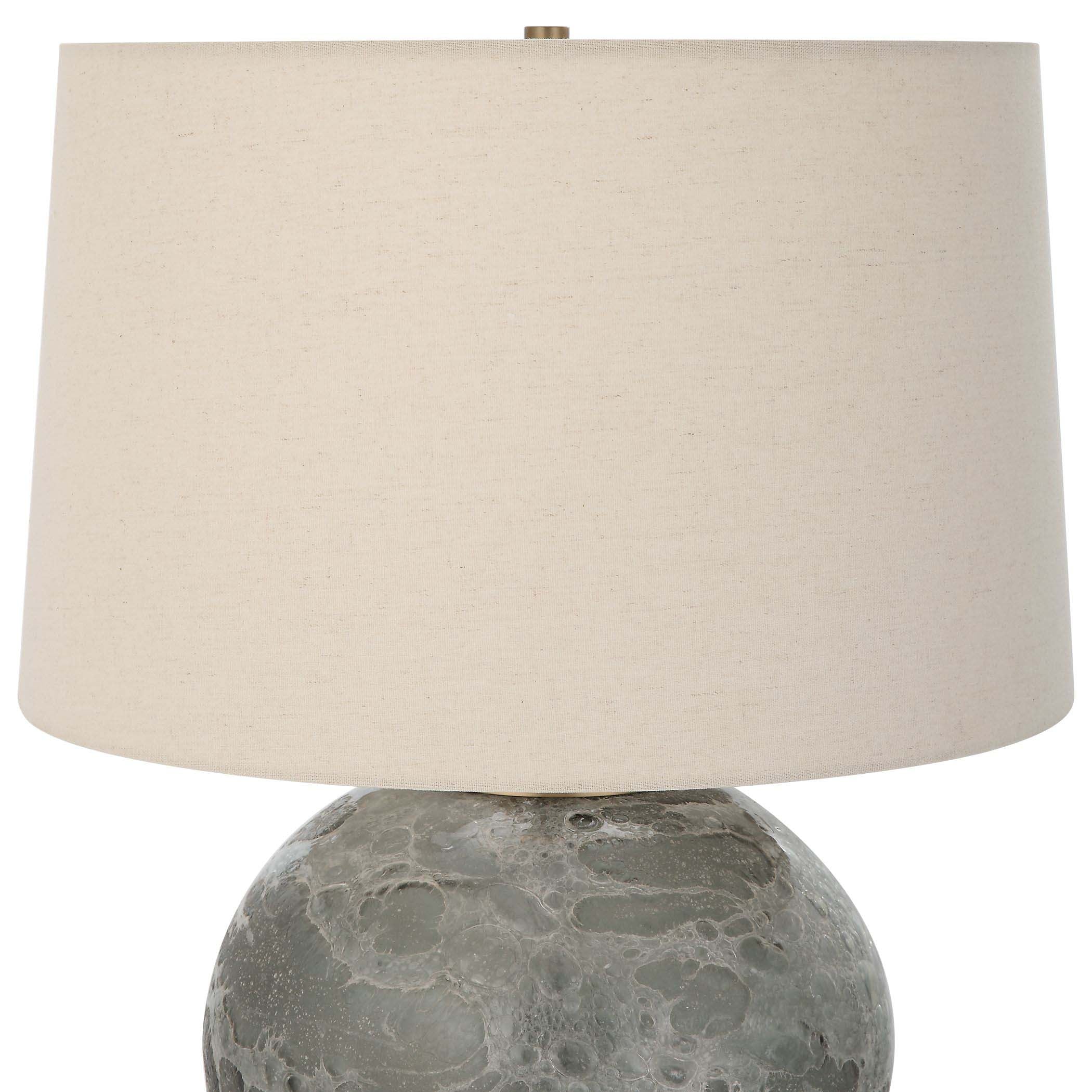 Uttermost Lunia Gray Glass Table Lamp