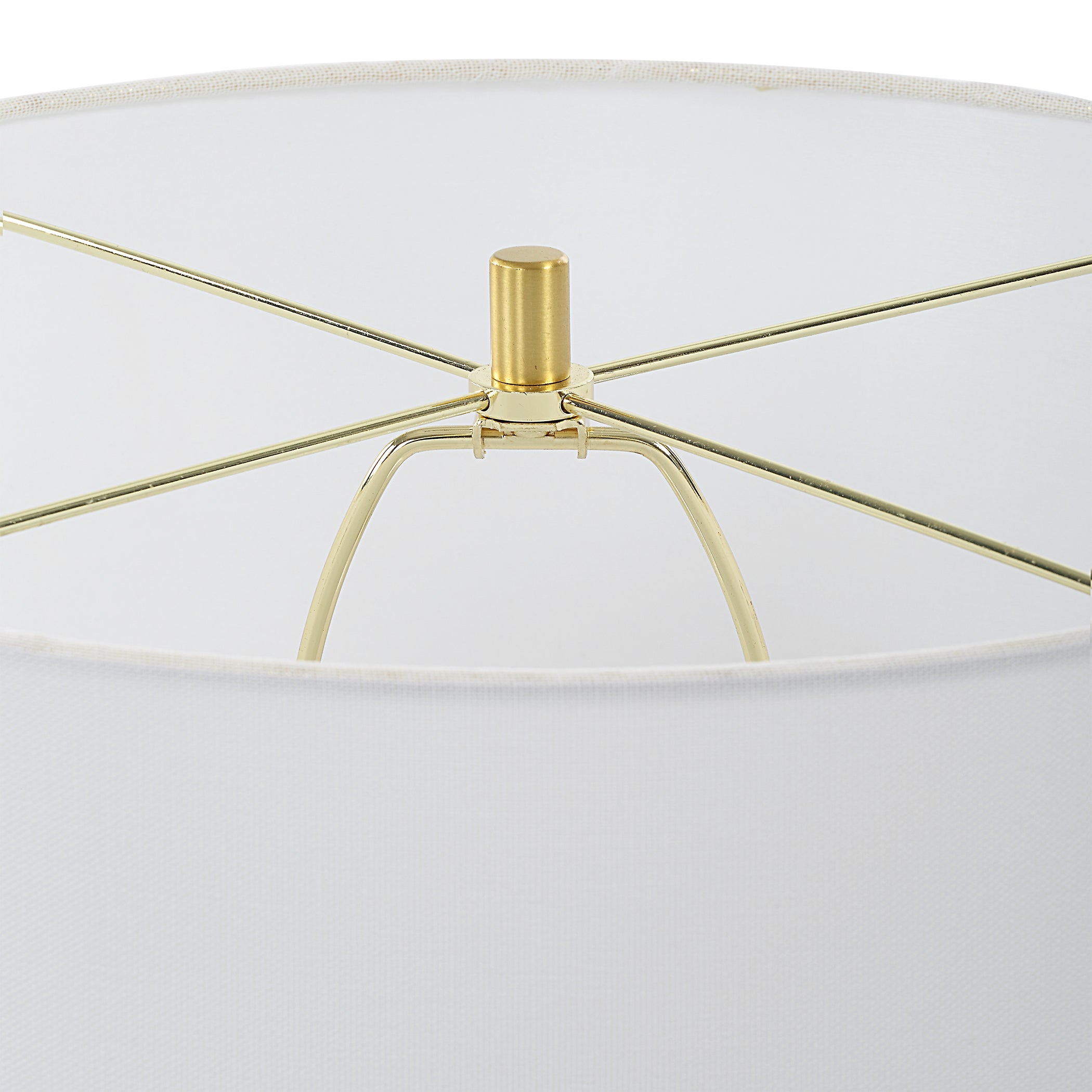 Uttermost Emerie Textured White Table Lamp