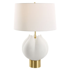 Uttermost In Bloom White Table Lamp