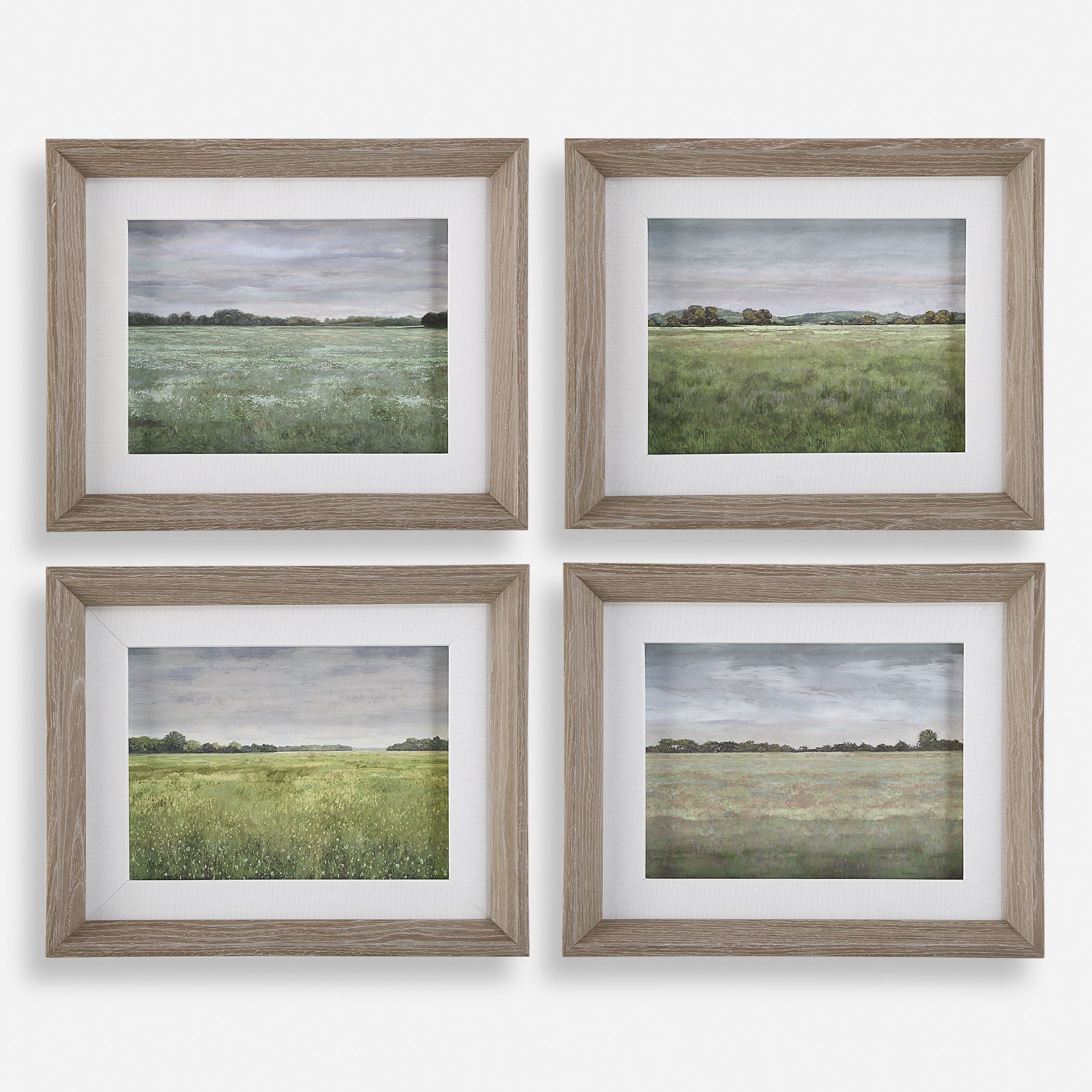 Uttermost Quiet Meadows Framed Prints S/4