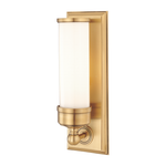 Hudson Valley Lighting Everett 1 Light Bath Bracket - Aged Brass