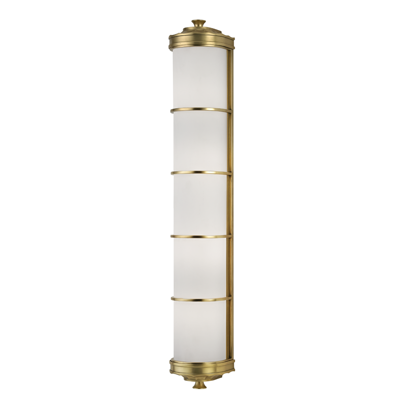 Hudson Valley Lighting Albany 4 Light Wall Sconce - Aged Brass