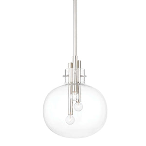 Hudson Valley Lighting Hempstead 16.75 3 Light Pendant Nickel