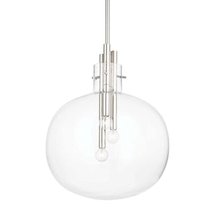 Hudson Valley Lighting Hempstead 22.5 3 Light Pendant Nickel