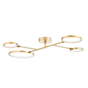 Hudson Valley Lighting Saturn 4 Light Led Flush Mount