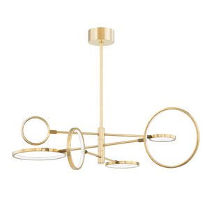 Hudson Valley Lighting Saturn 6 Light Led Chandelier