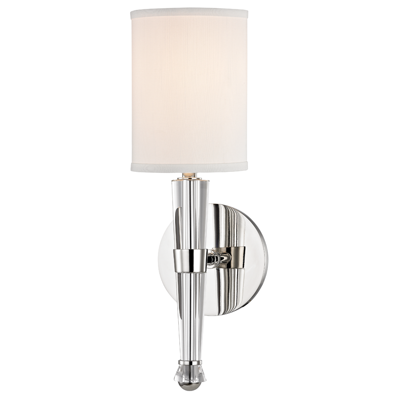 Hudson Valley Lighting Volta 1 Light Wall Sconce - Polished Nickel
